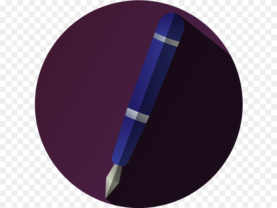 Flat Icon Office Marking Tool, Pen, Fountain Pen Png Image