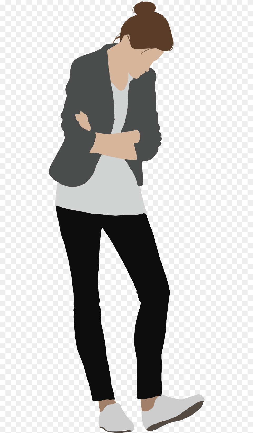 Flat Illustration People, Standing, Clothing, Sleeve, Person Png
