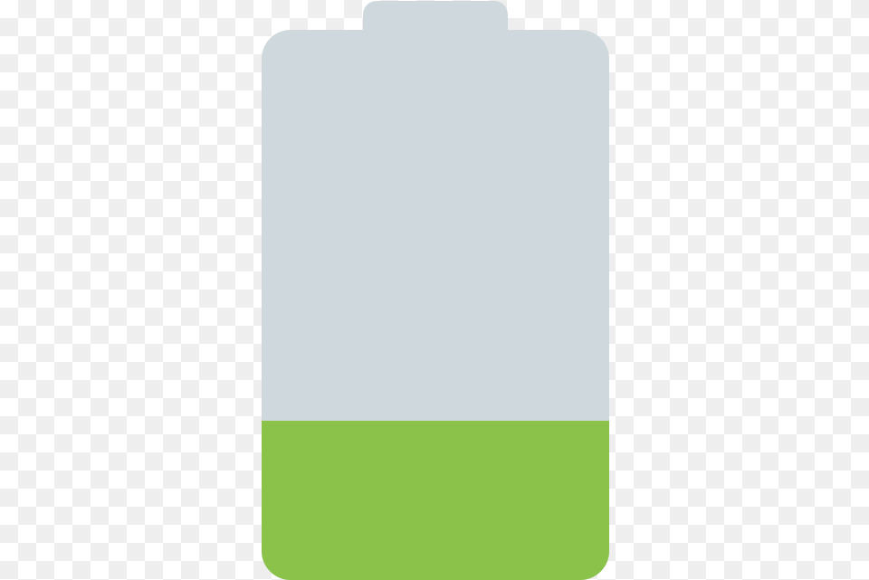 Flat Low Battery Low Battery Level Icon, White Board Png