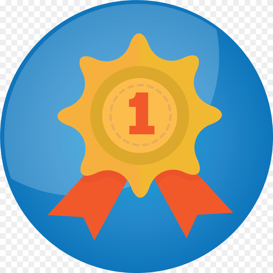 Flat Number 1 Icon, Logo, Badge, Symbol Free Png Download