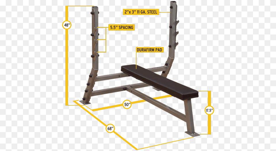 Flat Olympic Bench Body Solid Bench Press Free Png