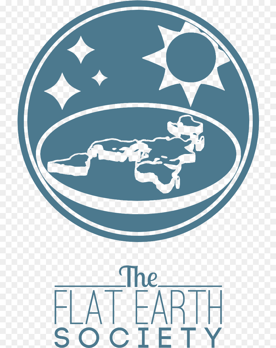 Flat Or Round Flat Earth Society Symbol, Logo, Person, Face, Head Free Png