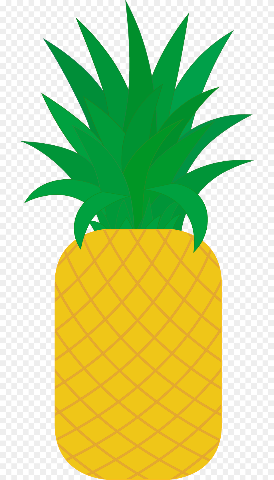 Flat Pineapple Poster Tropical Fruit And Vector Flat Fruit, Food, Plant, Produce Free Png