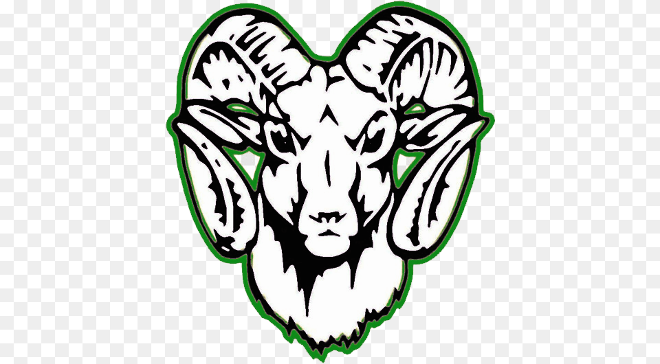 Flat Rock Community High School South Haven Rams, Baby, Person, Livestock, Stencil Png Image