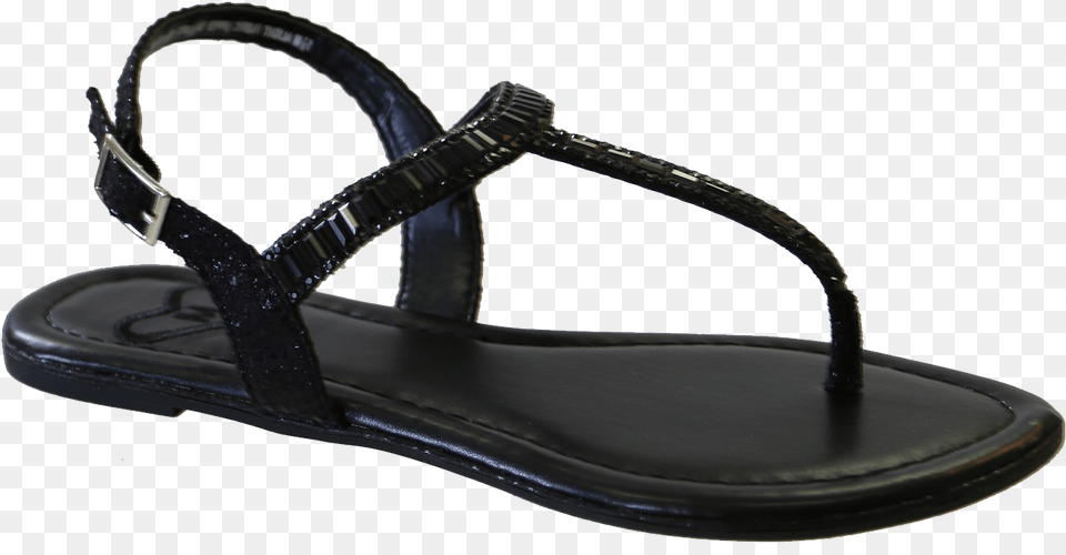 Flat Sandal Free Thong Sandals Black, Clothing, Footwear, Shoe Png Image