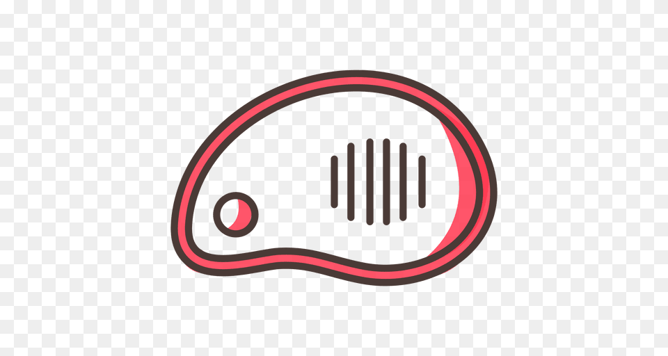 Flat Steak Beef Icon, Disk Png Image