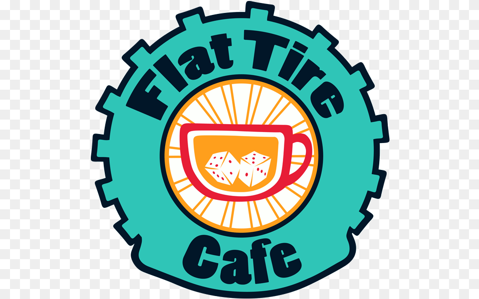 Flat Tire Cafe Language, Logo, Badge, Symbol, Ammunition Png