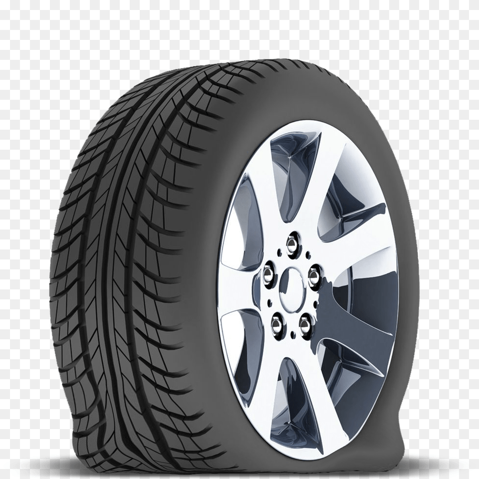 Flat Tyre, Alloy Wheel, Car, Car Wheel, Machine Free Transparent Png
