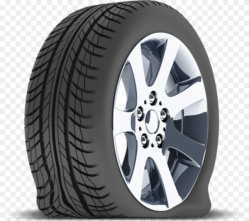 Flat Tyre Flat Tire, Alloy Wheel, Car, Car Wheel, Machine Png Image