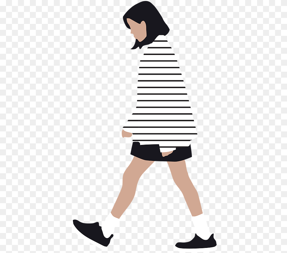 Flat Vector People Illustration, Person, Clothing, Footwear, Shoe Free Transparent Png