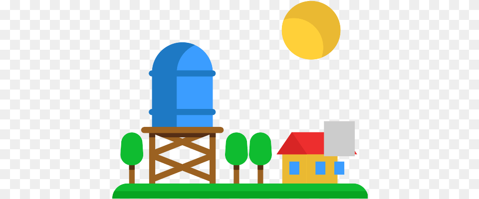 Flat Vector Svg Icon 8 Repo Icons House Water Tank Icon, Outdoors, Astronomy, Moon, Nature Png