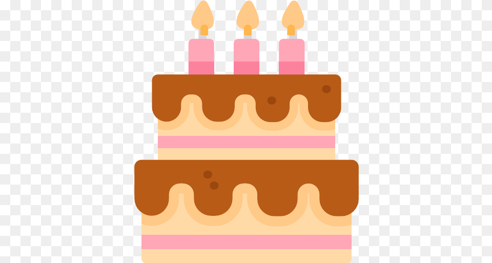 Flat Version Svg Birthday Cake Icon, Birthday Cake, Cream, Dessert, Food Png