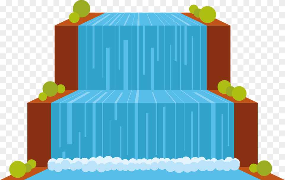 Flat Waterfall Clipart, Water, Pool, Outdoors, Swimming Free Transparent Png