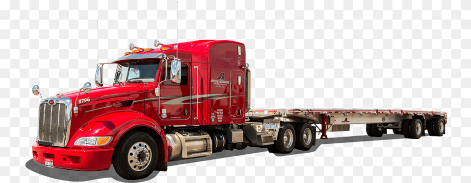 Flatbed Semi Truck Flatbed Trailer Truck, Trailer Truck, Transportation, Vehicle, Flat Bed Truck Png