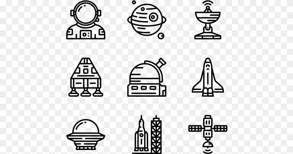 Flaticon Astronaut, Gray Free Png Download