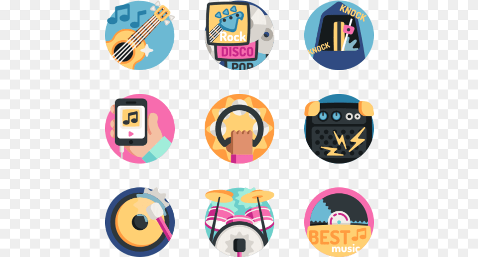 Flaticon Team, Badge, Logo, Symbol, Guitar Free Transparent Png