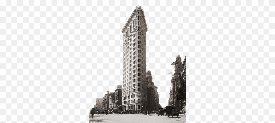 Flatiron Building, Person, City, Landmark, Flatiron Building - New York Free Png Download