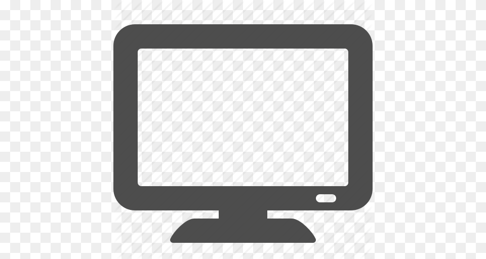 Flatscreen Monitor Screen Tv Icon, Computer Hardware, Electronics, Hardware, Computer Free Png Download