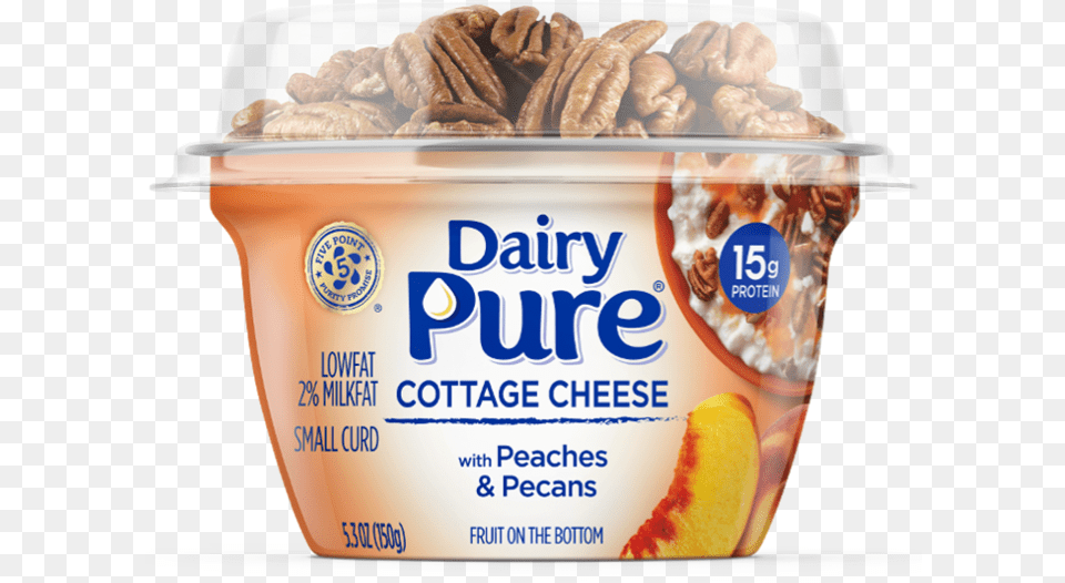 Flavored Cottage Cheese Dairypure, Plant, Food, Grain, Nut Png Image
