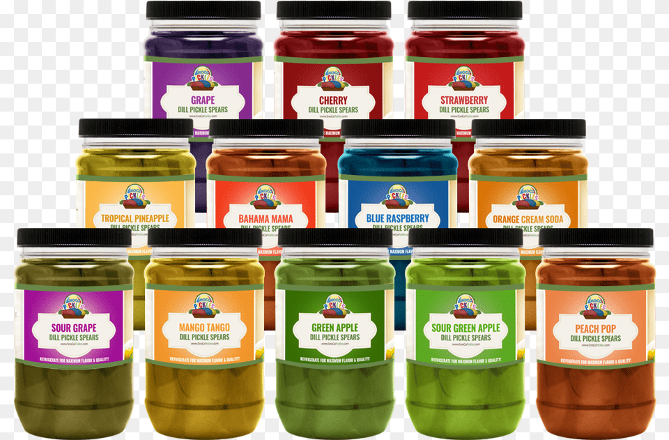 Flavored Pickles, Jar, Food, Can, Tin Png