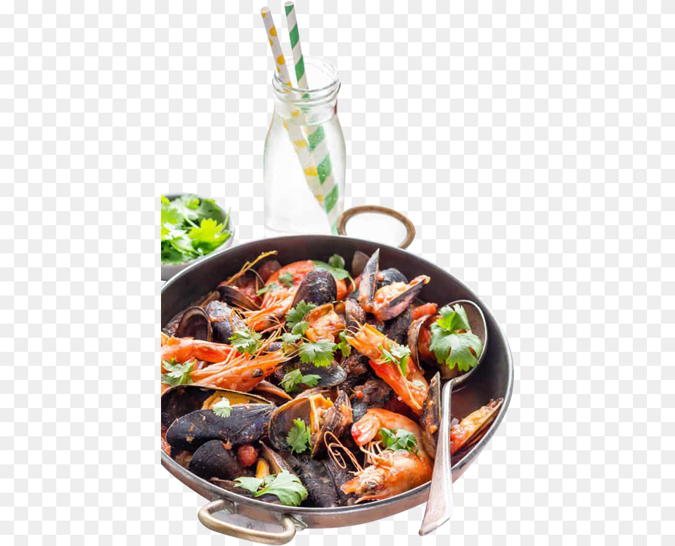 Flavors Of India Port Charlotte New England Clam Bake, Food, Food Presentation, Cooking Pan, Cookware Free Png Download