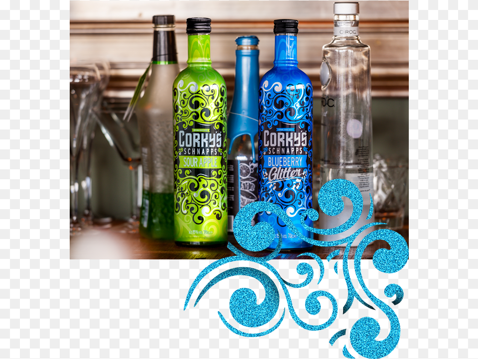 Flavours Glass Bottle, Alcohol, Beverage, Liquor Png