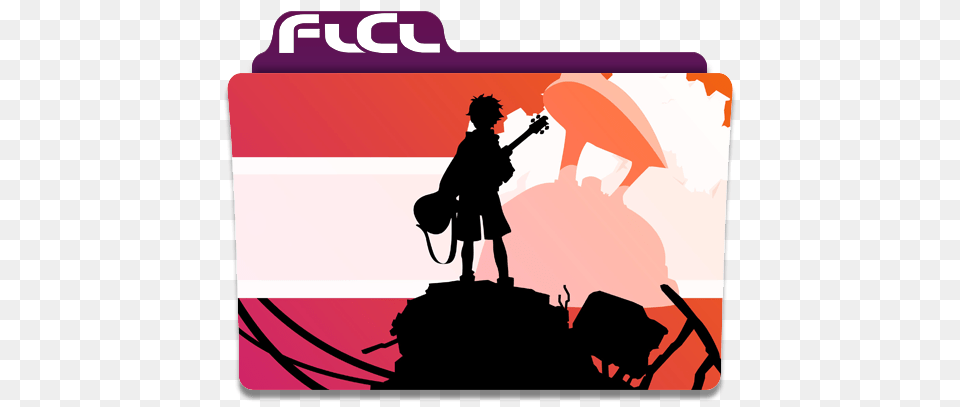 Flcl, Silhouette, Child, Female, Girl Free Transparent Png