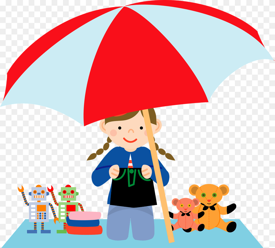 Flea Market Clipart, Canopy, Umbrella, Baby, Person Free Png Download