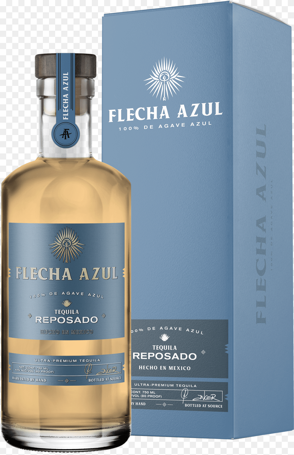Flecha Azul Tequila Price, Alcohol, Beverage, Liquor, Bottle Png Image