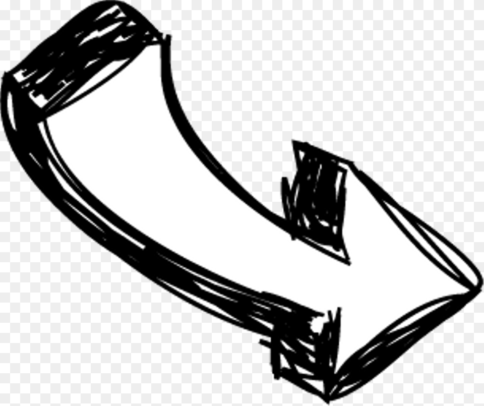 Flecha Blackandwhite Bonito Transparent Background Fancy Arrow Free Png Download