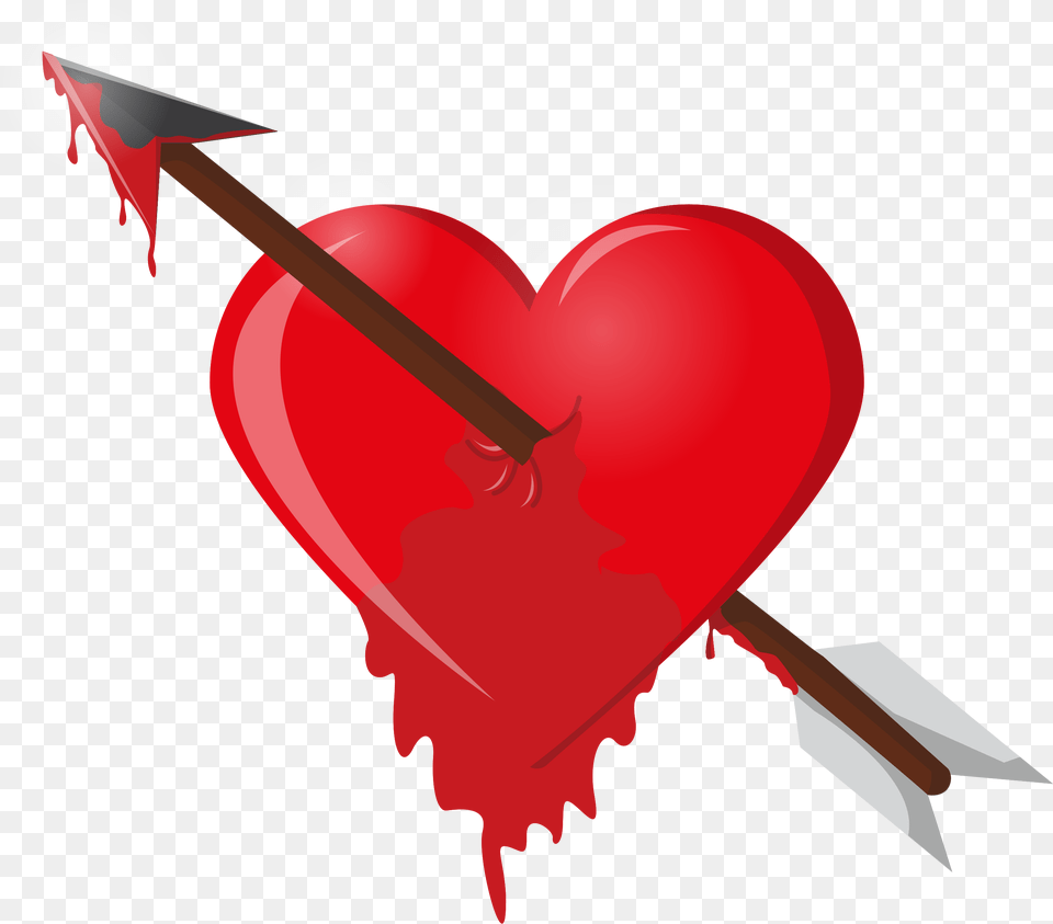 Flecha Del Corazn Goteando Sangre Love Arrow, Heart, Weapon Png Image