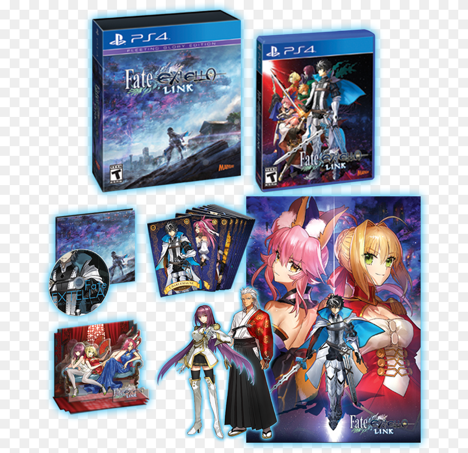 Fleeting Glory Edition For Playstation Fate Extella Link Fleeting Glory Edition, Adult, Publication, Person, Female Free Transparent Png
