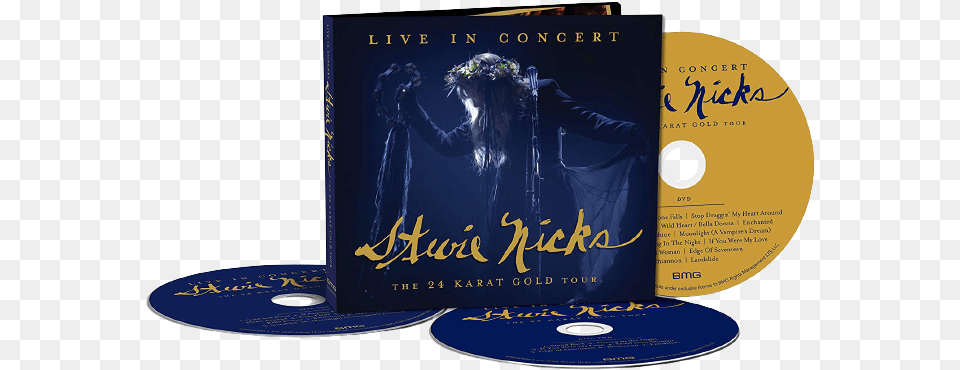 Fleetwood Mac News 2020 Stevie Nicks 24 Karat Gold Tour Dvd, Disk, Adult, Female, Person Png Image