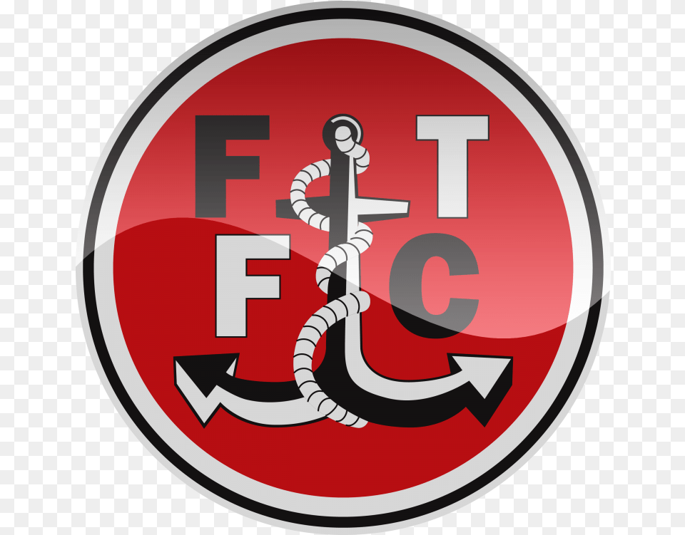 Fleetwood Town Fc Hd Logo Football Logos Fleetwood Town, Electronics, Hardware, Symbol, Hook Free Transparent Png
