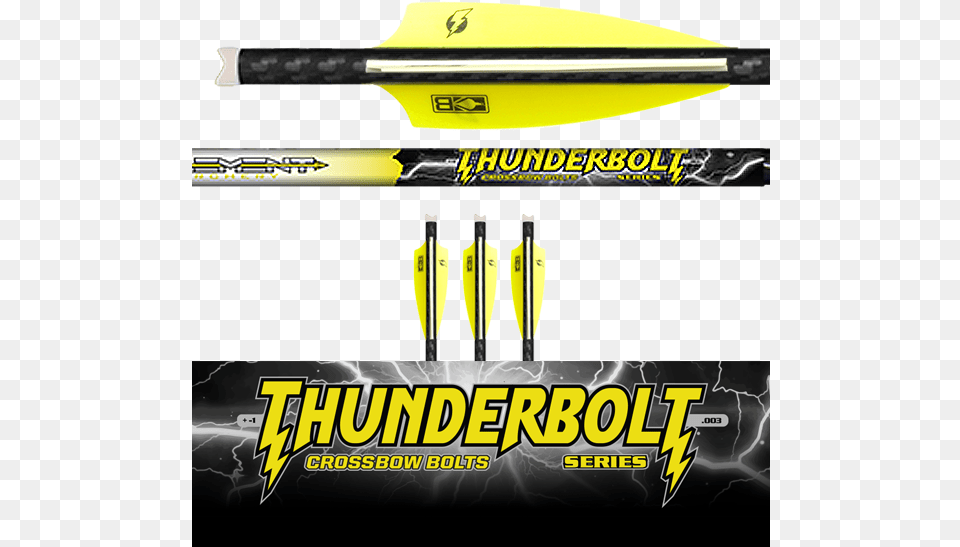 Fletched Thunder Bolt Crossbow Bolts Ski, Arrow, Weapon Free Png Download