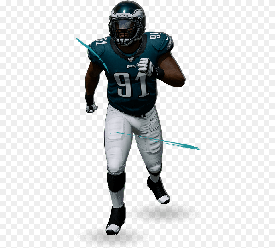 Fletcher Cox Madden, Helmet, Adult, Playing American Football, Person Free Png