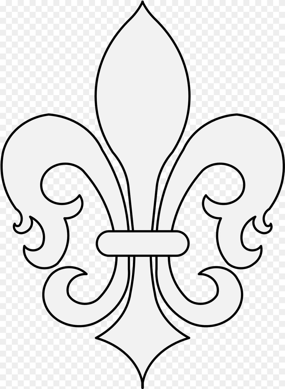 Fleur De Lis, Stencil, Symbol, Emblem Free Transparent Png