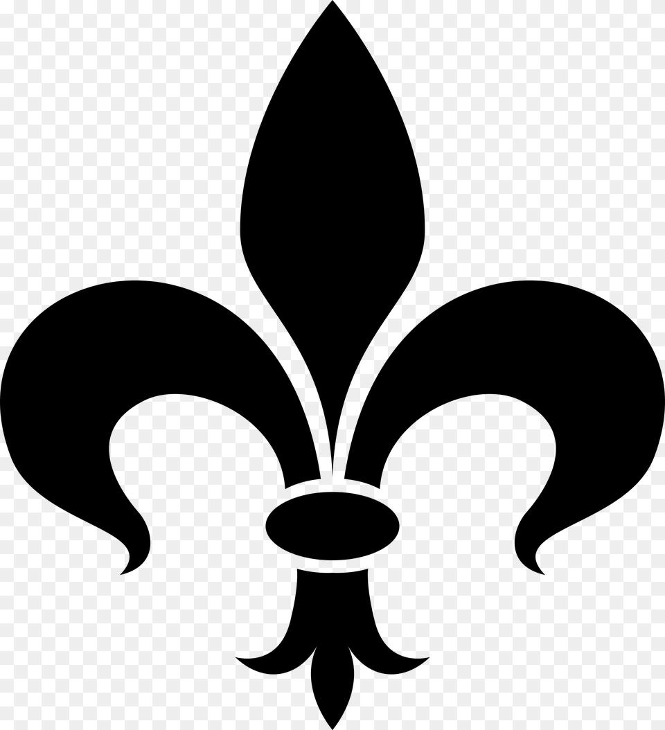 Fleur De Lis Border Clip Art Clipart, Gray Png Image