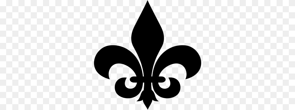 Fleur De Lis Clip Art, Gray Png Image