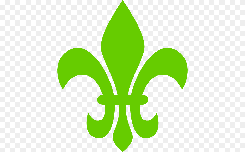 Fleur De Lis Green Large Size, Symbol, Smoke Pipe Free Transparent Png
