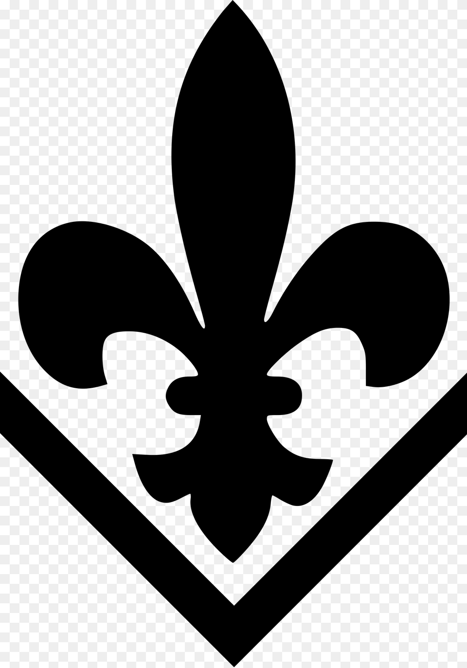 Fleur De Lis New Orleans Saints Clip Art Fleur De Lis Clipart, Gray Free Png Download
