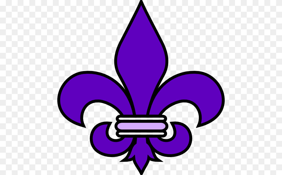 Fleur De Lis Purple, Emblem, Symbol, Dynamite, Weapon Free Png Download