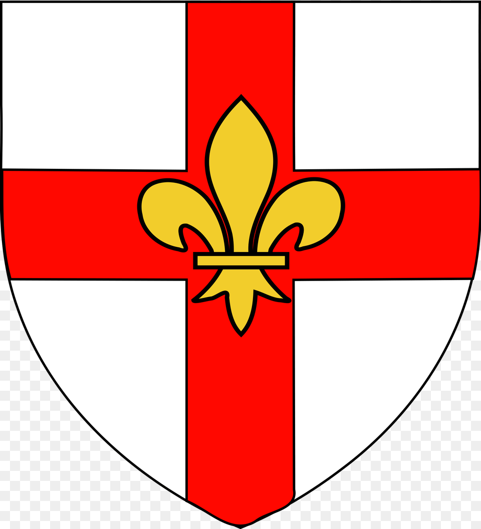 Fleur De Lis Shield Logo City Of Lincoln Coat Of Arms, Armor, Cross, Symbol Png