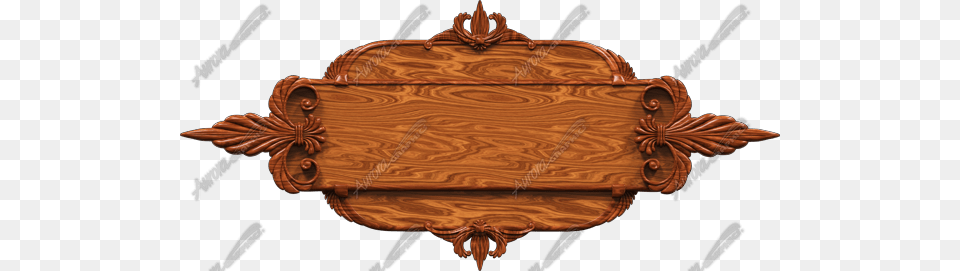 Fleur De Lis Sign Blank Couch, Wood Free Png