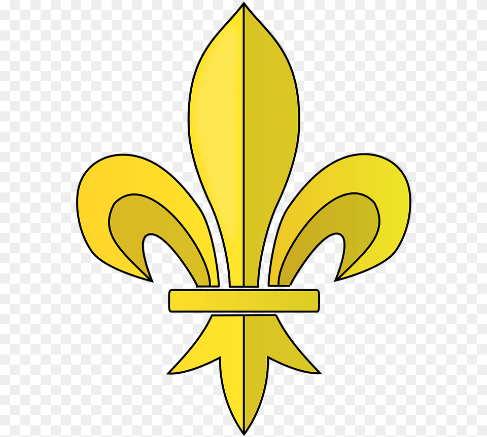 Fleur De Lis Symbol Transparent, Astronomy, Emblem, Moon, Nature Png Image