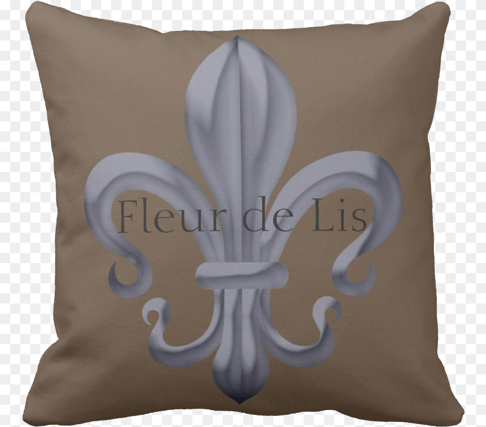 Fleur De Lis Throw Pillow Facebook, Cushion, Home Decor, Person Free Png