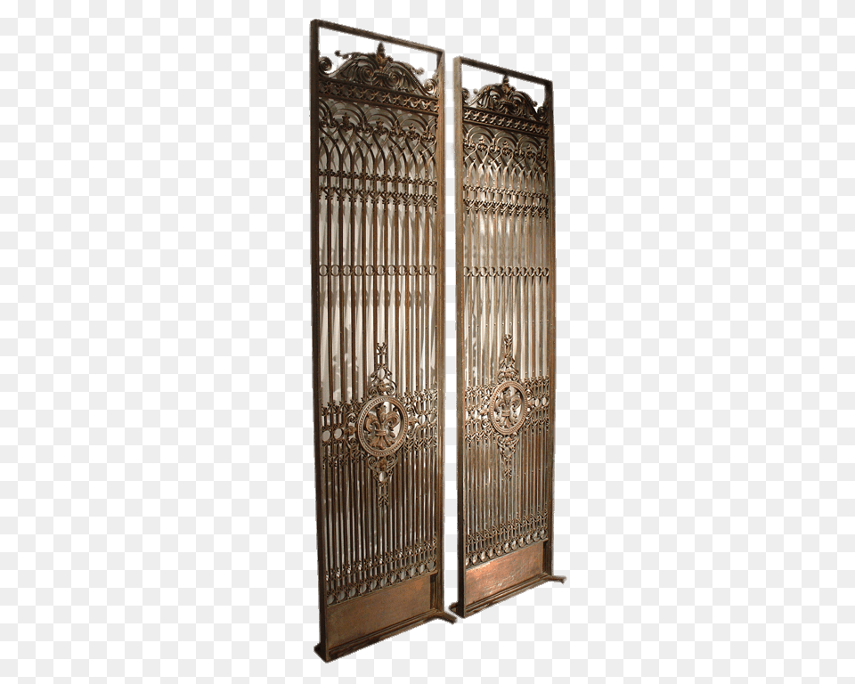 Fleur De Lys Elevator Doors, Door, Crib, Furniture, Infant Bed Png