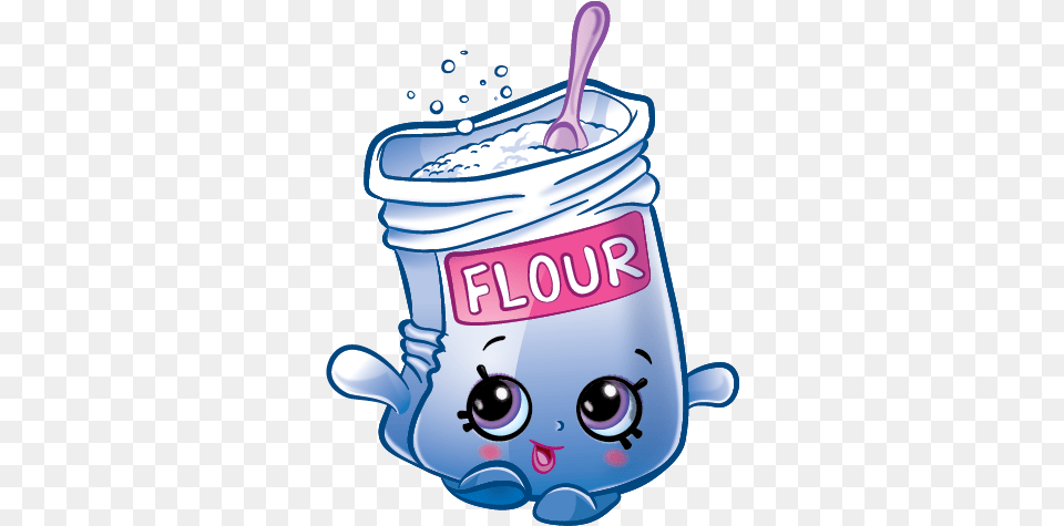 Fleur Flour Art Shopkins Series 6 2 Shopkins In A Jar, Yogurt, Cutlery, Spoon, Dessert Free Png Download
