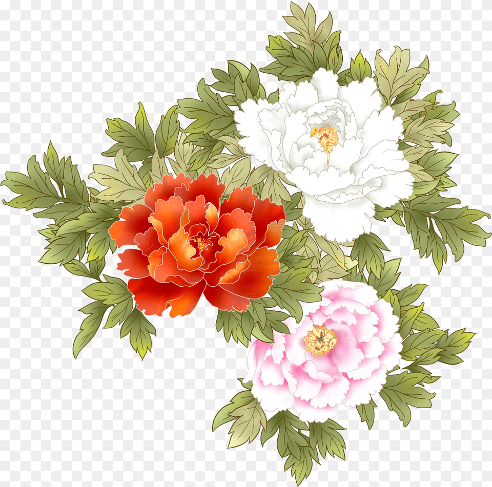 Fleurs Dessin Sur Fond, Flower Bouquet, Plant, Flower, Flower Arrangement Png Image