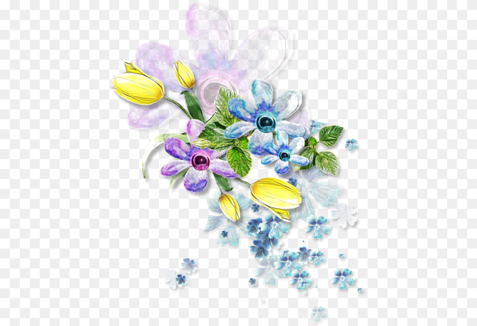 Fleursflowerstubes Canada Columbine, Flower Bouquet, Art, Floral Design, Flower Free Png Download